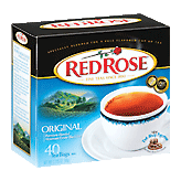 Red Rose  original  mountain estate black tea, 40-tea bags Left Picture